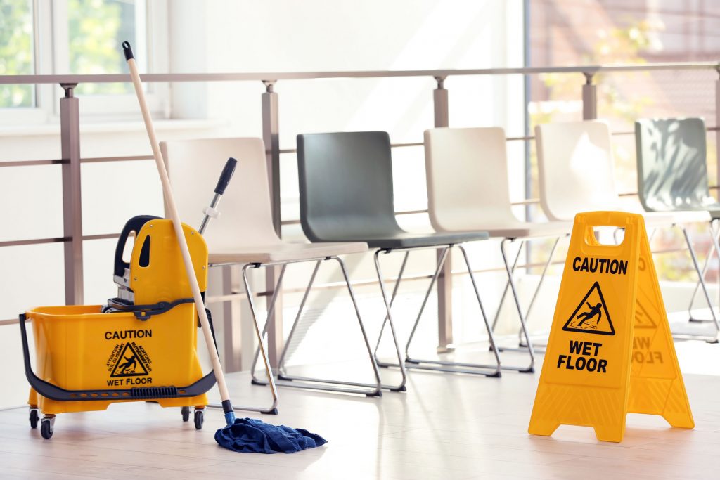 wet floor signs mop business janitorial services